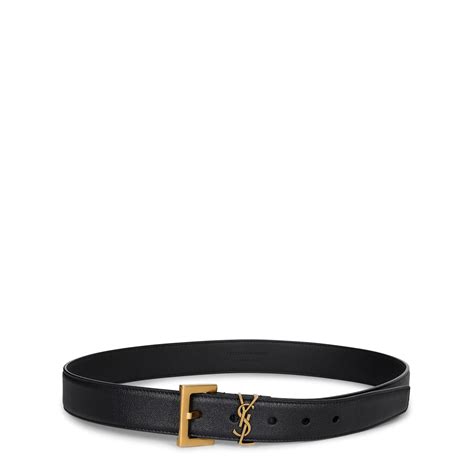 ysl belt black and gold|yves saint laurent belts women.